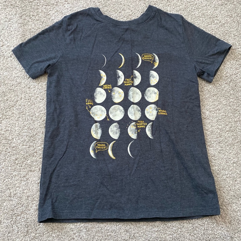 Boys moon phases t shirt